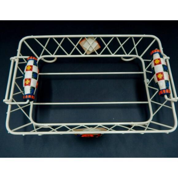 Temptations Bakeware By Tara Harvest Bounty Rectangular Basket Only 13 Inch - Picture 5 of 8